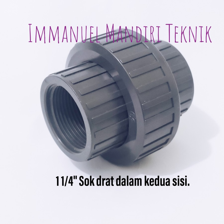 Watermur Drat Dalam 1 1/4" Pvc KDJ / Water Mur 1 1/4 CM Taiwan