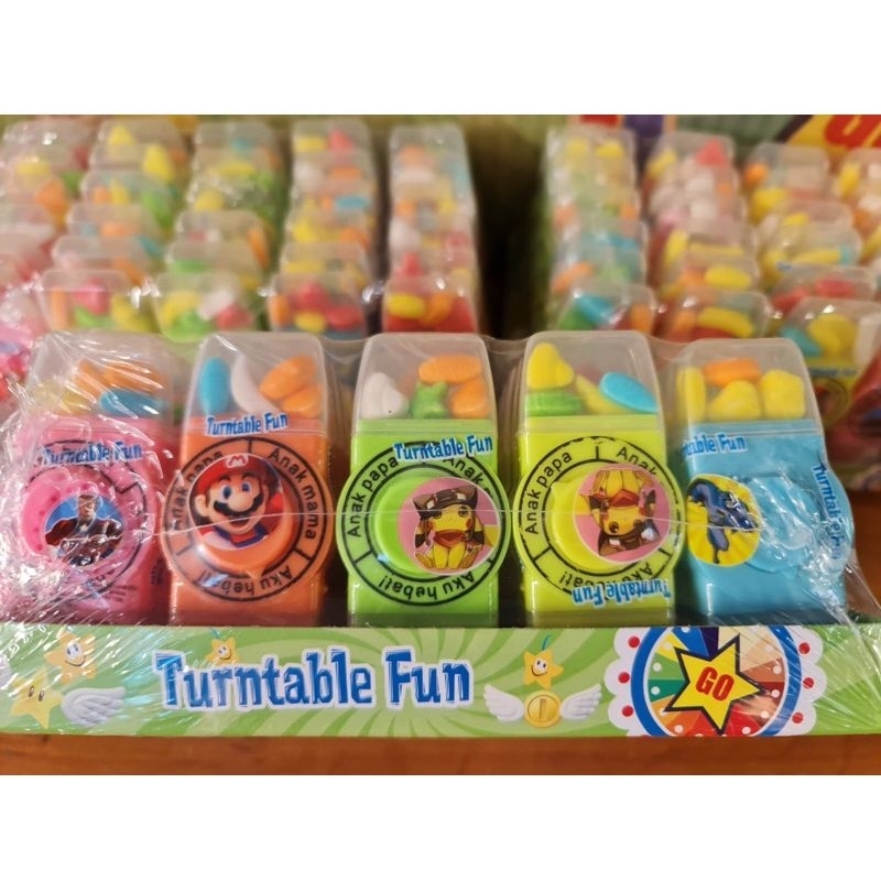 

Permen Keras Putar Turntable Fun Isi 30 Pcs