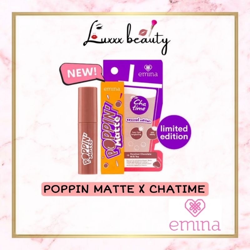 EMINA Poppin Matte X Chatime 4.5 g
