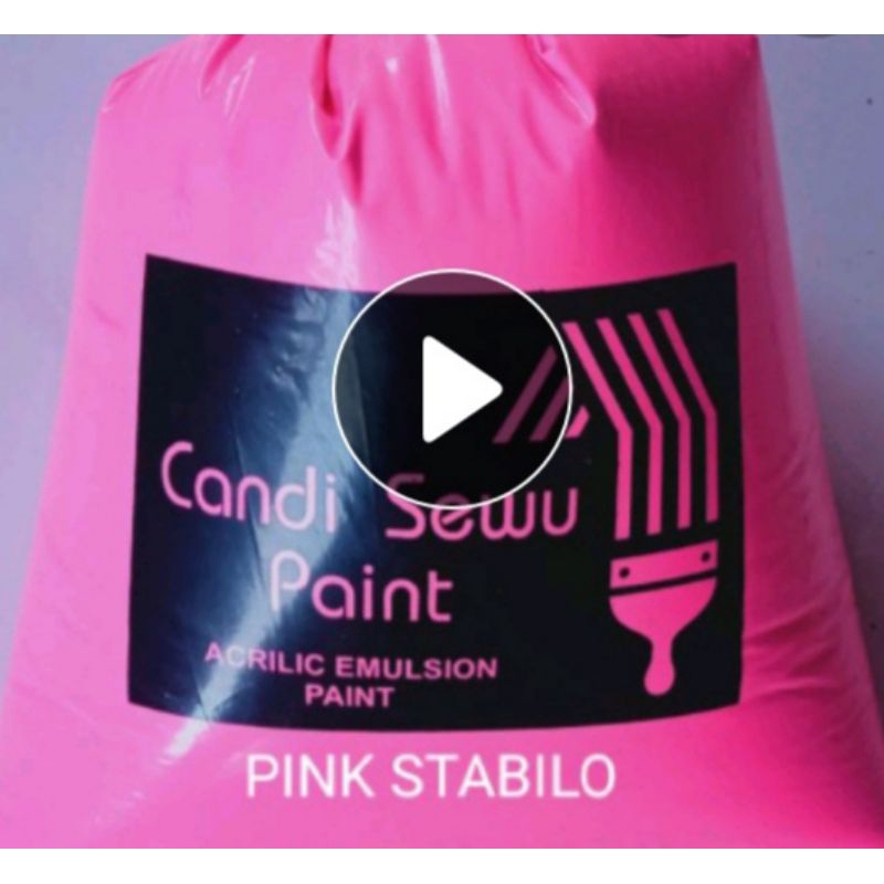 CAT TEMBOK 1 KG WARNA PINK STABILLO// KWALITAS SUPER