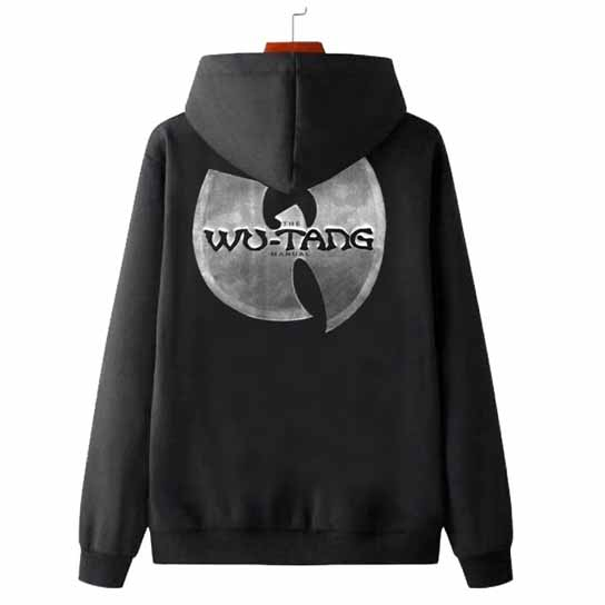 Jaket Hoodie Wu-tang Manual Wutang Clan Bahan Cotton Fleece [Hoodie Jumper & Ritsleting]