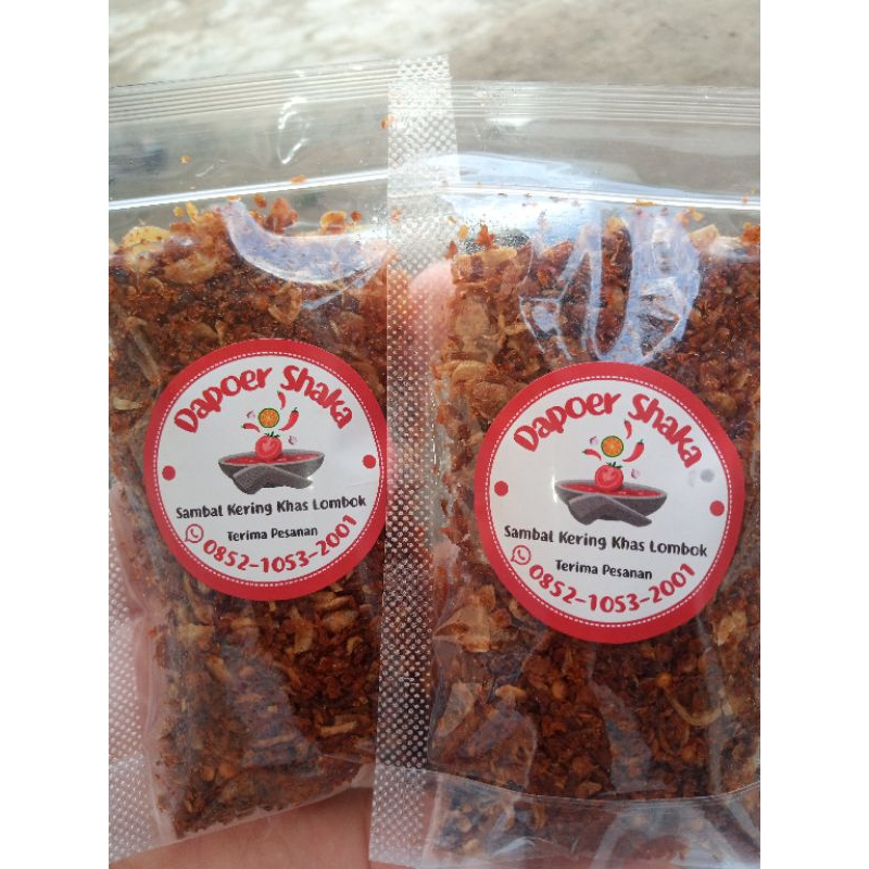 Sambal kering khas Lombok