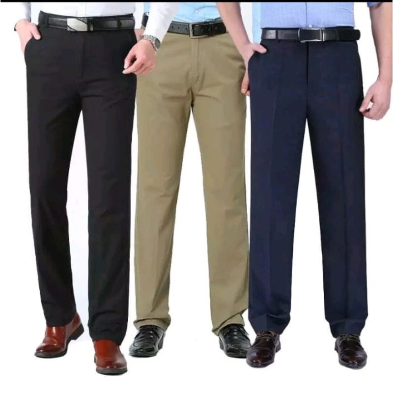 CELANA PANJANG PRIA BAHAN FORMAL STANDAR PREMIUM //CELANA PANJANG PRIA BAHAN KANTORAN//CELANA FORMAL