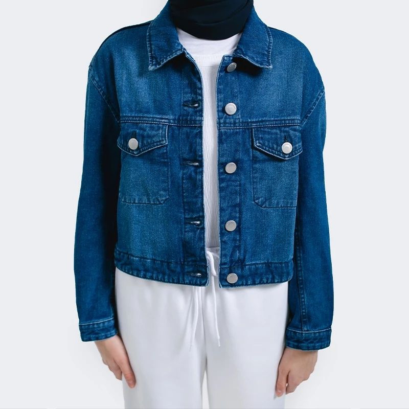 Greenlight Jaket Jeans Wanita Biru Denim