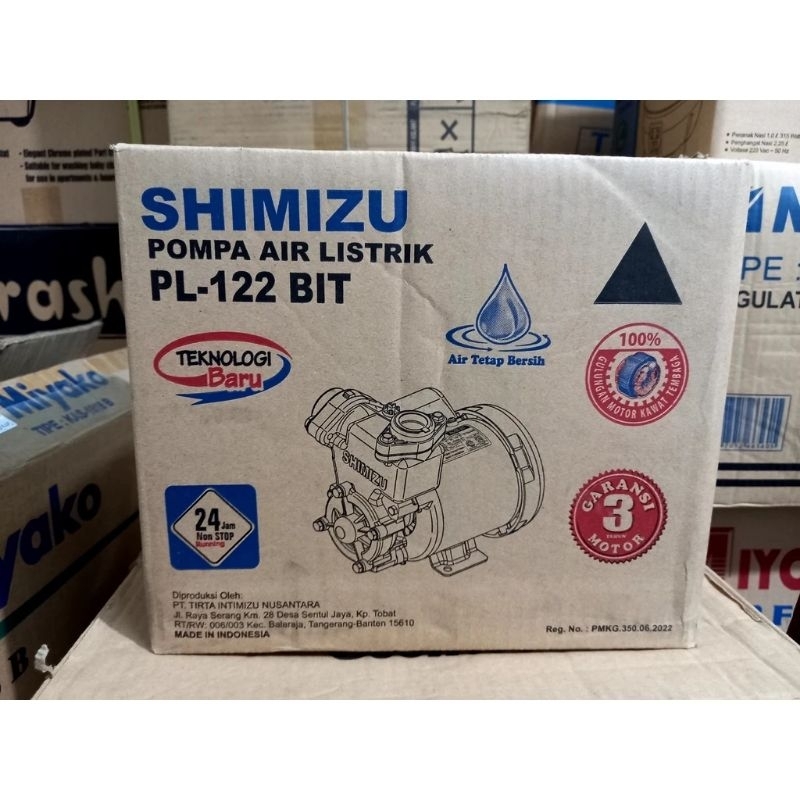 SHIMIZU PL-122 / Pompa Air / Pompa Air Shimizu / Penyedot Air / Pompa / Air / Shimizu