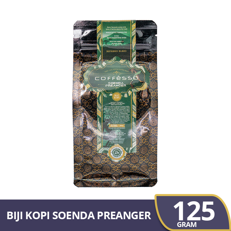 

Coffesso Soenda Preanger Coffee Bean - Biji Kopi 125gr