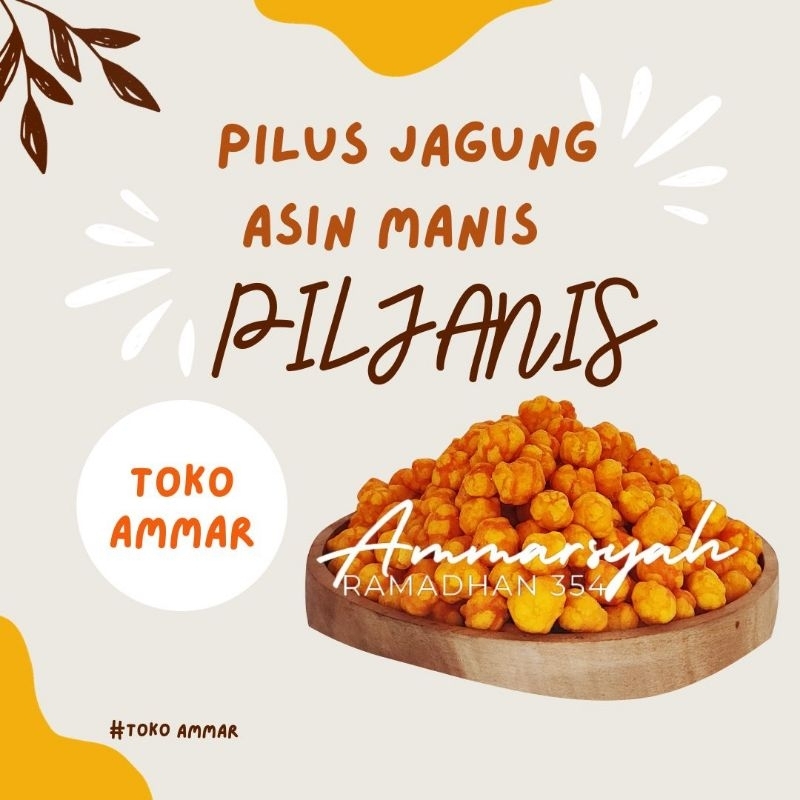 

Pilus Jagung Rasa Asin Manis(250 gram)/ 1/4kg