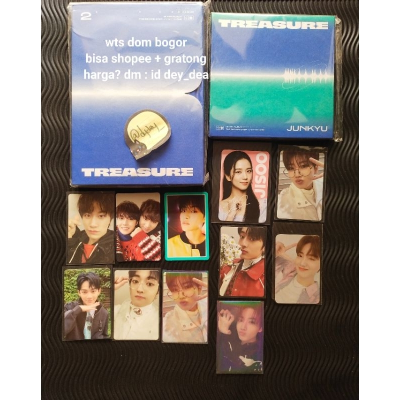 ALBUM PHOTOCARD TREASURE OFFICIAL pc haruto, junkyu, yedam, hyunsuk dagu, jihoon, doyoung, junkyu ma