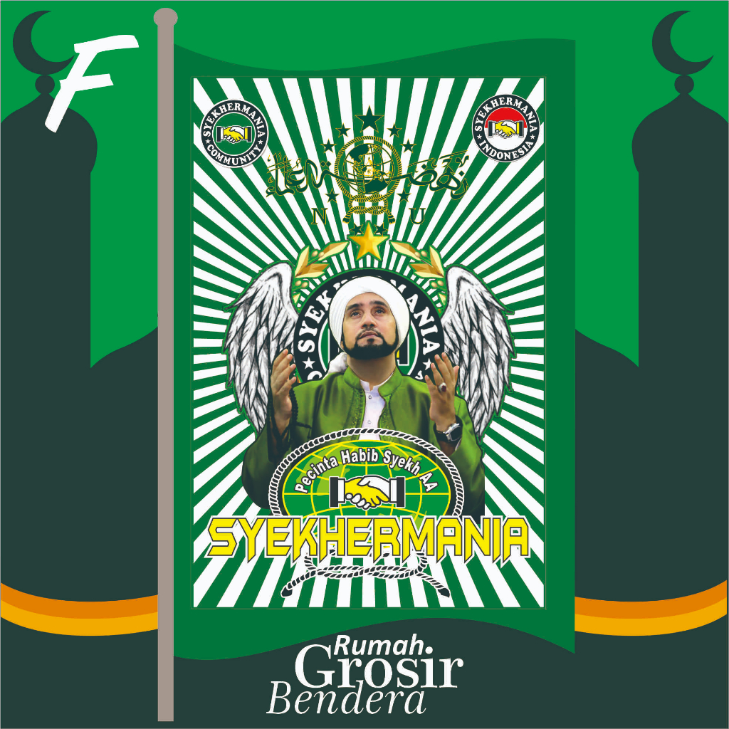 Giant Flag/Bendera Besar Syekhermania / Bendera Sholawat