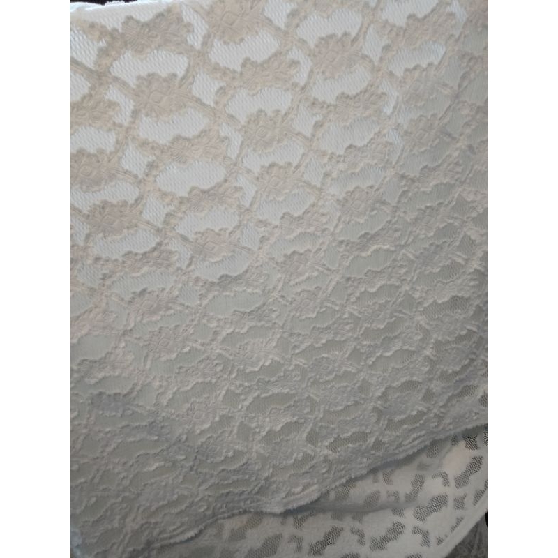 Murah Bahan Rajut Brokat Timbul Katun