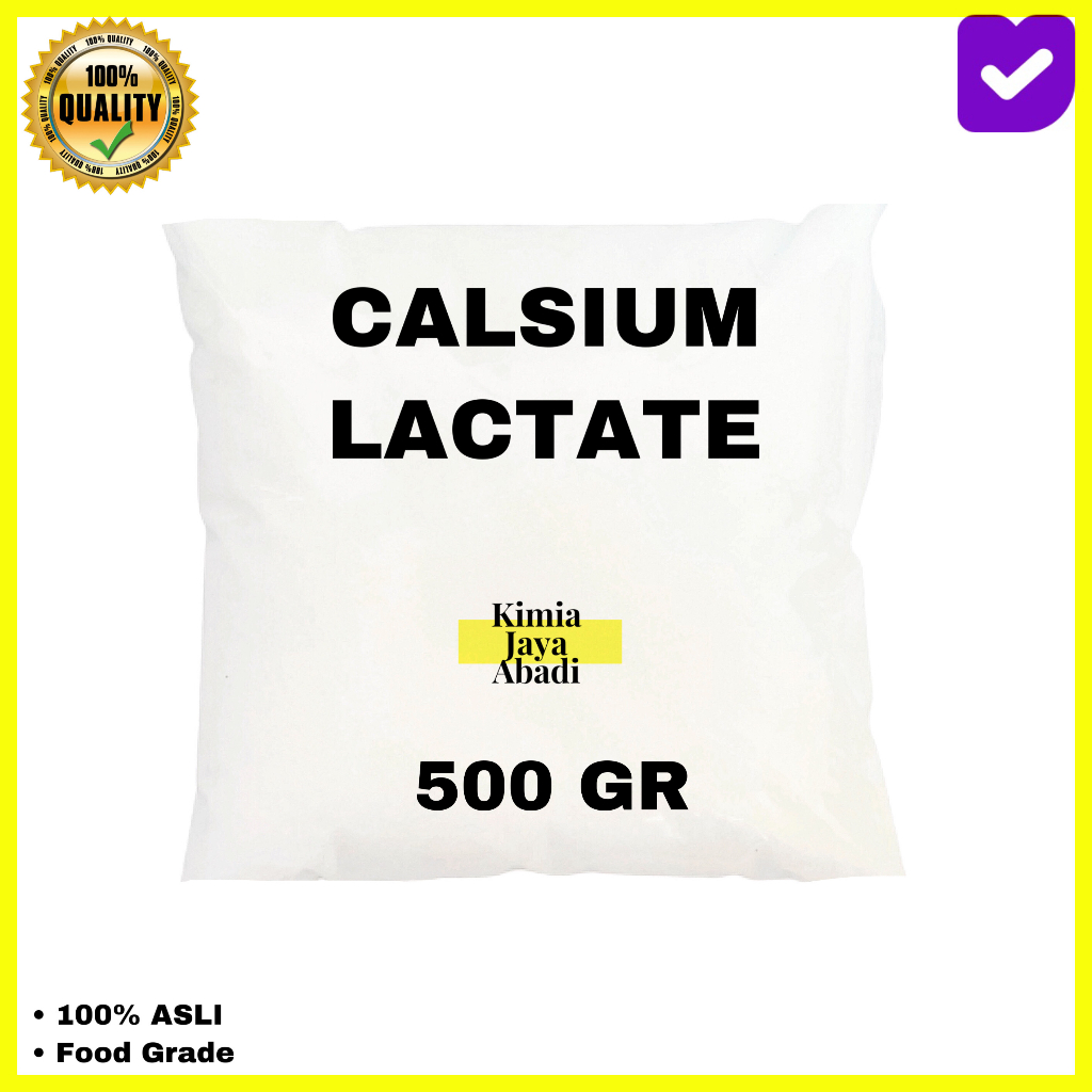 Calcium Lactate / Kalsium Laktat / Calsium Laktat 500 GRAM