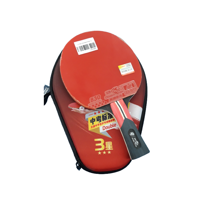 Bet / Bat Tenis Meja Double Fish 3* Free Tas /Double Fish Bet Pingpong 3star