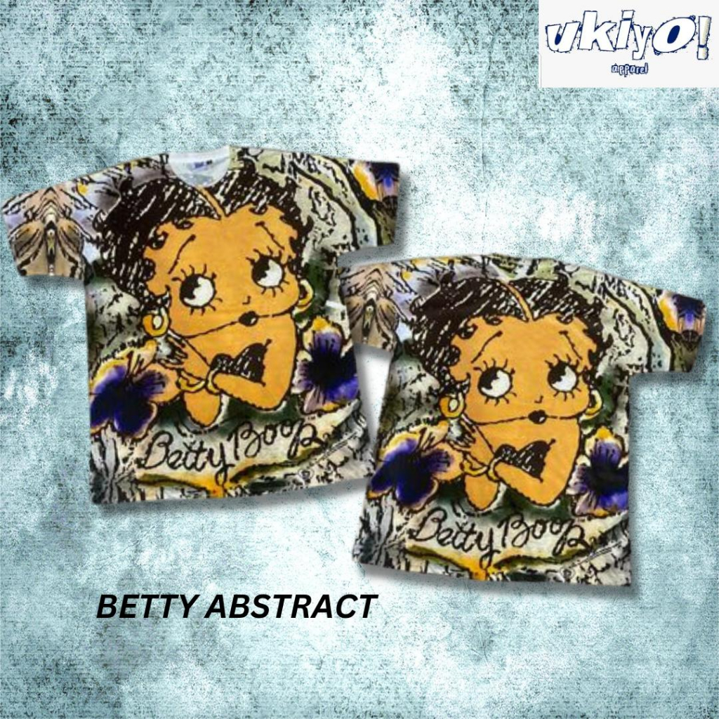KAOS TAG THAILAND BETTY ABSTRACT AOP (ALL OF PRINT) | CARTOON  FULLPRINT FULL PRINT T-SHIRT