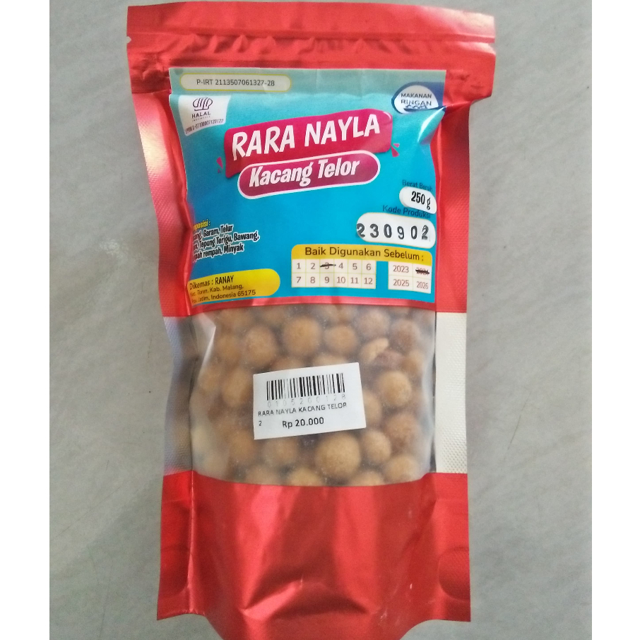 

RARA NAYLA KACANG TELOR 200 GRAM