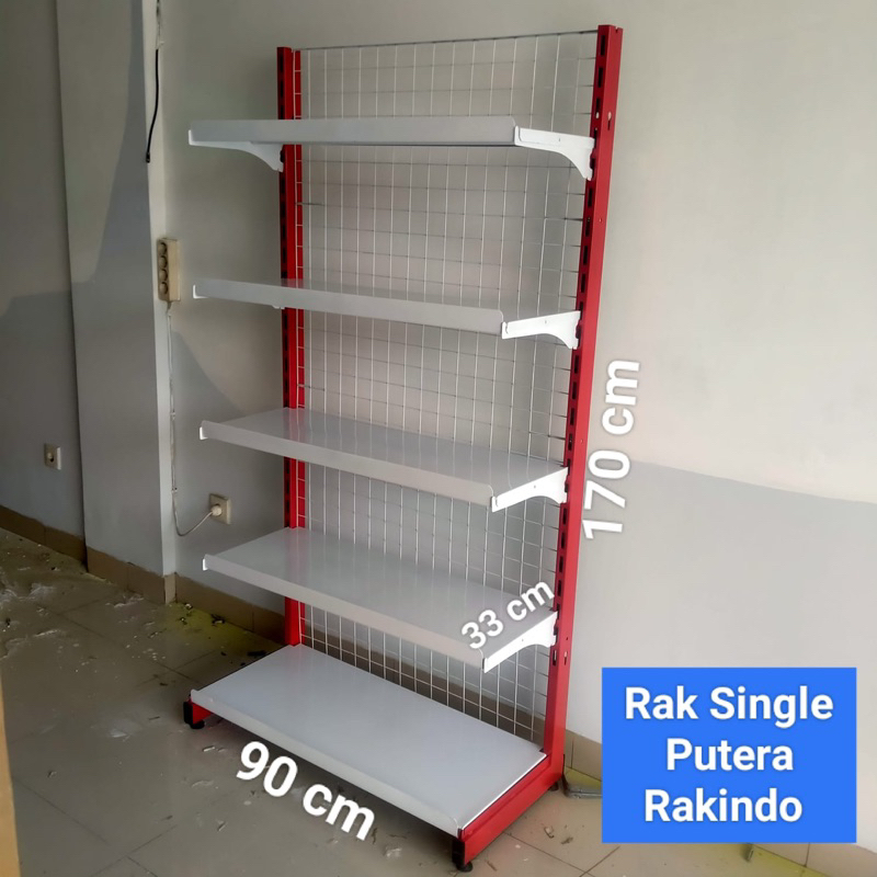 RAK TOKO MINIMARKET SINGLE + SELVING TERMURAH