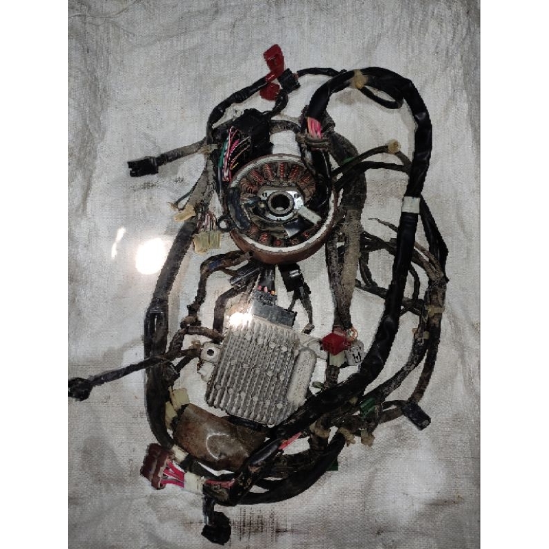 ACG Pengapian stater Vario 125 Led K60 original copotan Kabel body Spull Maghnit ECU Full Set