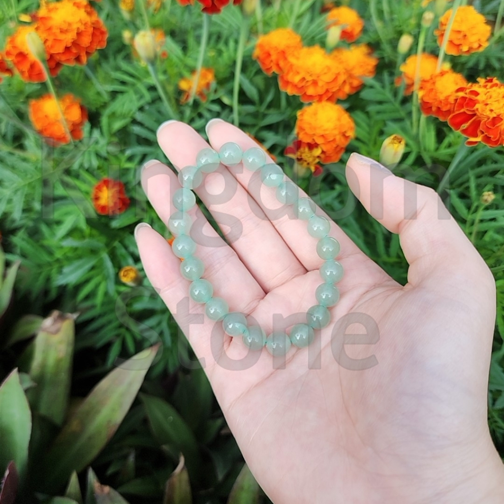 Gelang Batu Green Aventurin Full Natural