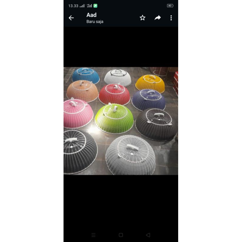 tudung saji rotan sintetis