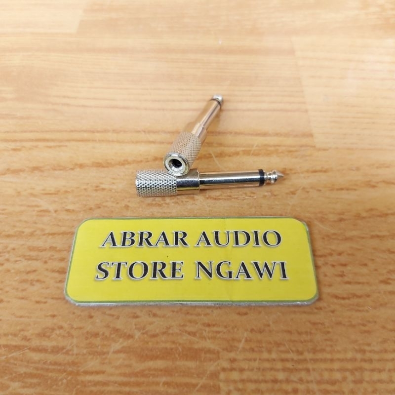 Connector Jack 3,5mm to Akai / Sambungan Mini to Toa Mono Besi / to Toa Stereo Besi