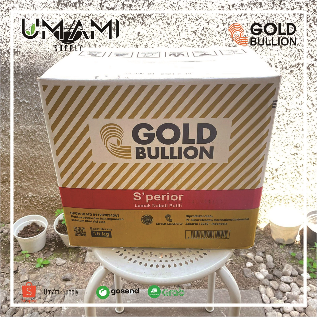 

Gold Bullion - Superior Mentega Putih / Shortening - REPACK 250gr