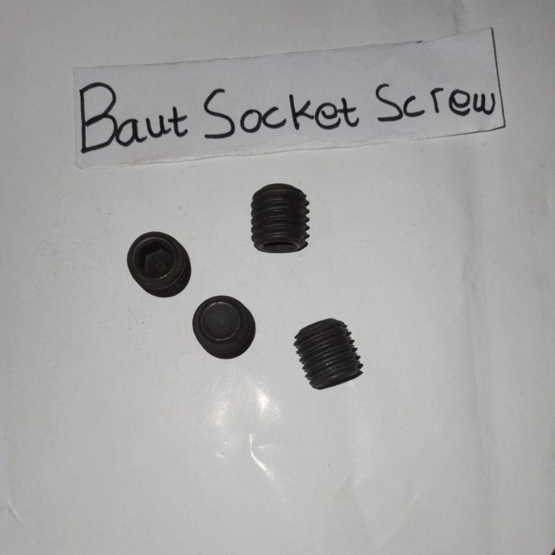 Baut Socket Screw (baut taman/kunci L) 12 × 12