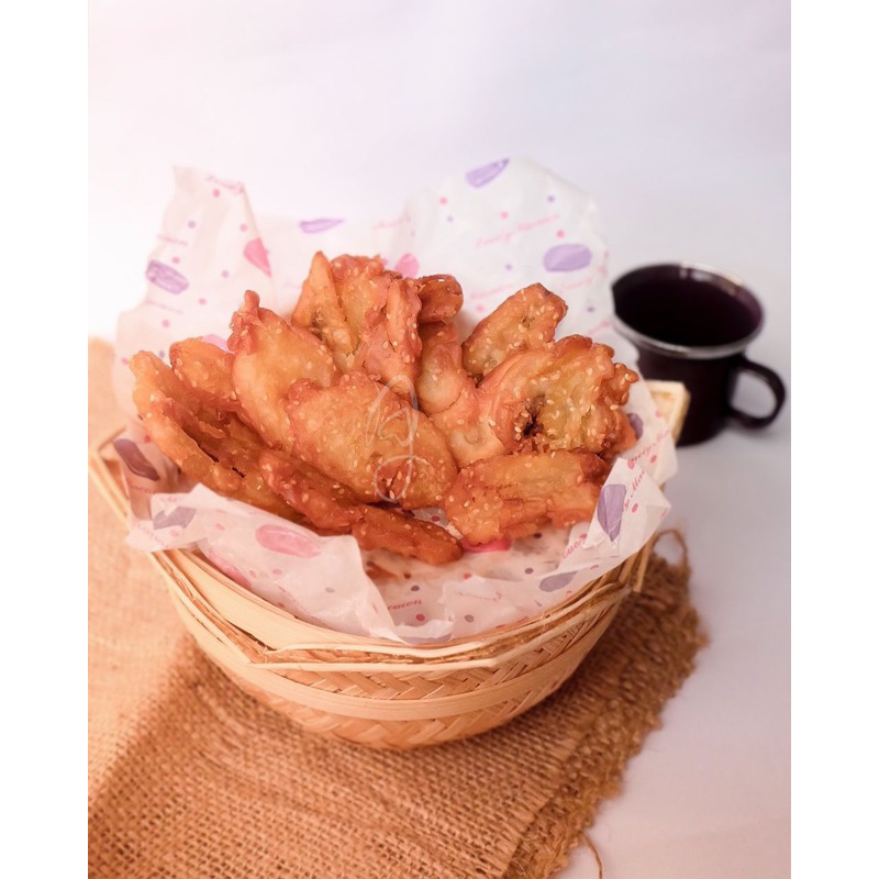 

pisang goreng wijen crispy