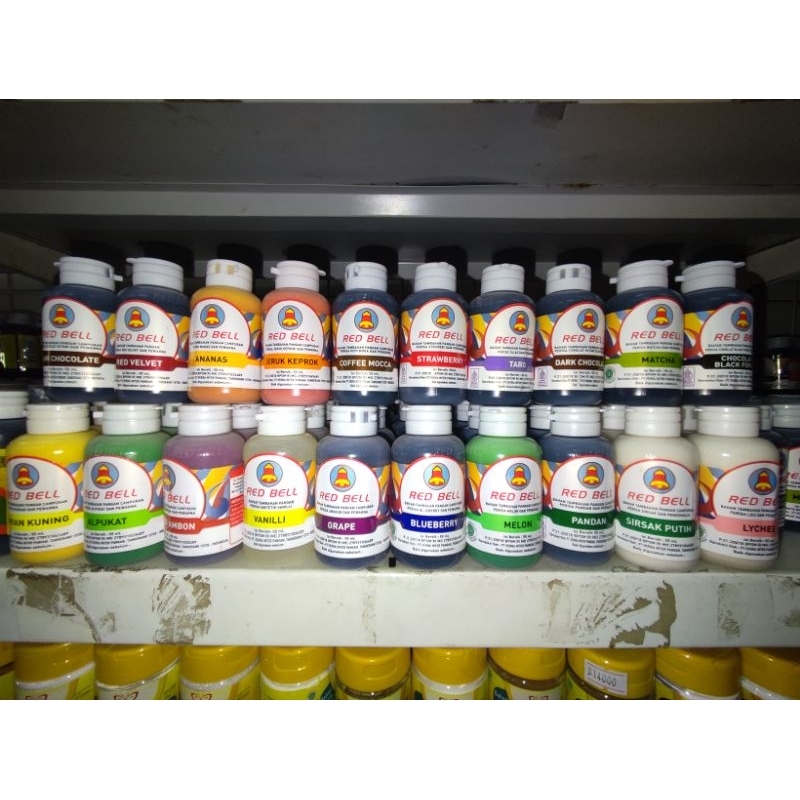 

RED BELL PERISA DAN PEWARNA 60ML