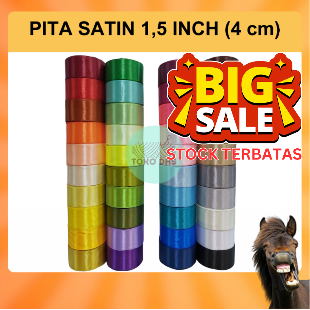 

Pita Satin 1,5 inch (4 cm) / PITA SATIN 1,5" 4cm - 1.5 in