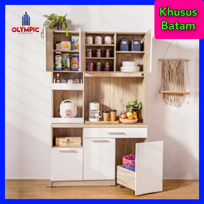 LEMARI DAPUR OLYMPIC KSC MILLE/KITCHEN SET/LEMARI RAK DAPUR[KHUSUS BATAM]