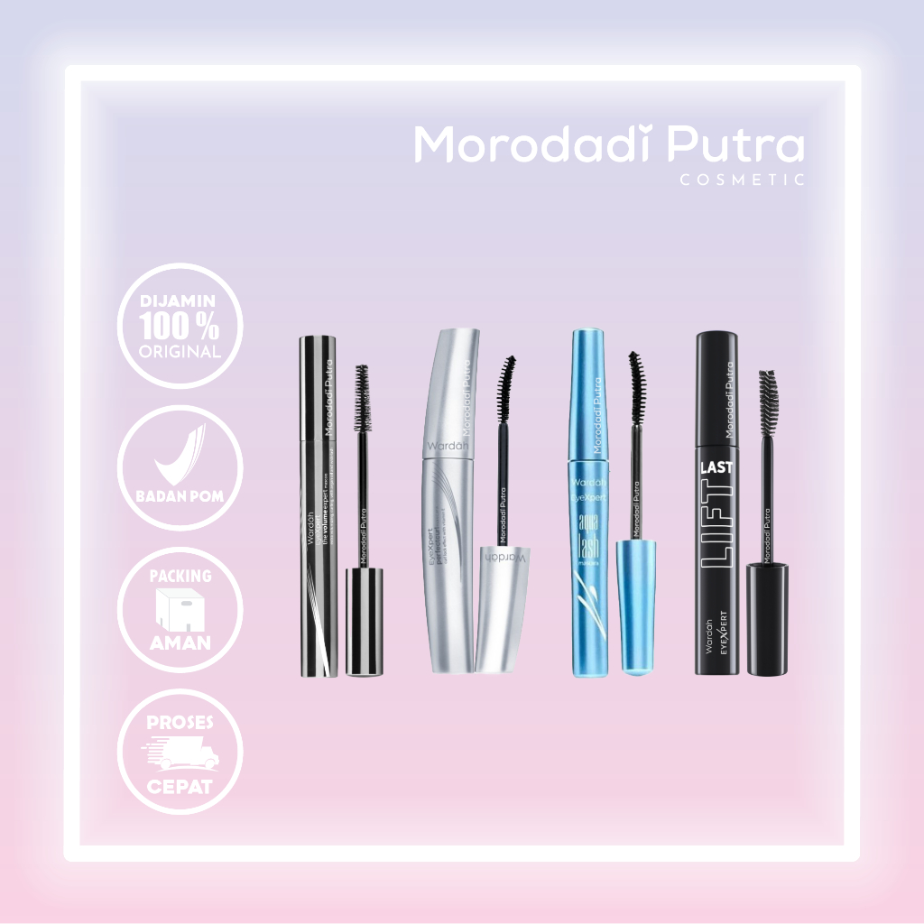 WARDAH - Eyeliner & Mascara & Eyebrow ( Eye Liner / Maskara / Pensil Alis )