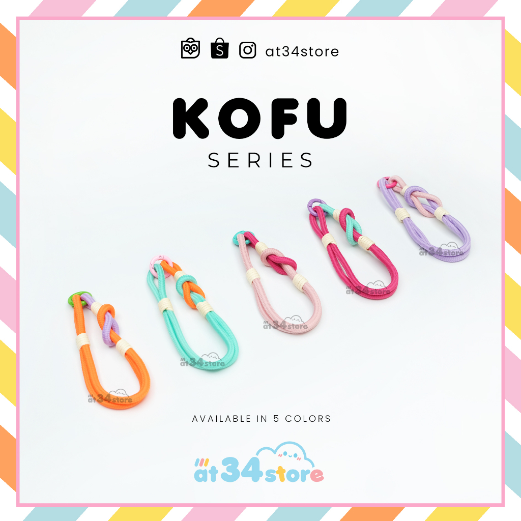 Gantungan hp tali hp gantungan pods gantungan kunci lucu Kofu Series