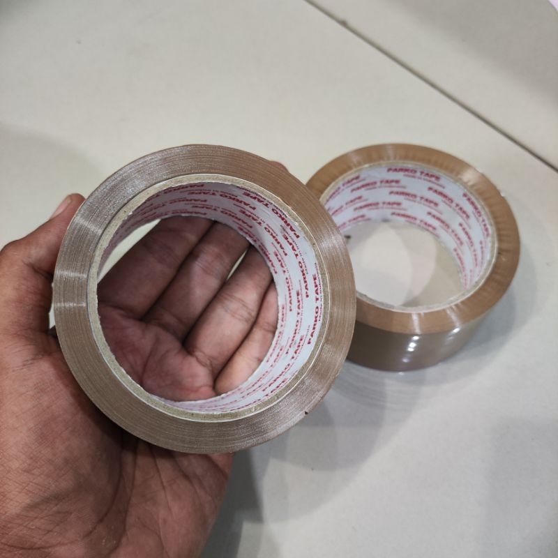 

lakban OPP coklat Merk Parko 48. 80yard