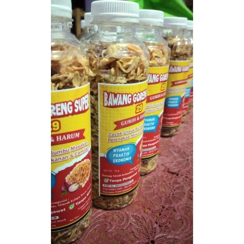 

BAWANG GORENG BREBES SUPER ORIGINAL TANPA TEPUNG