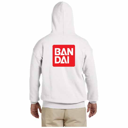 Jaket Hoodie Bandai Bahan Cotton Fleece [Hoodie Jumper & Ritsleting]
