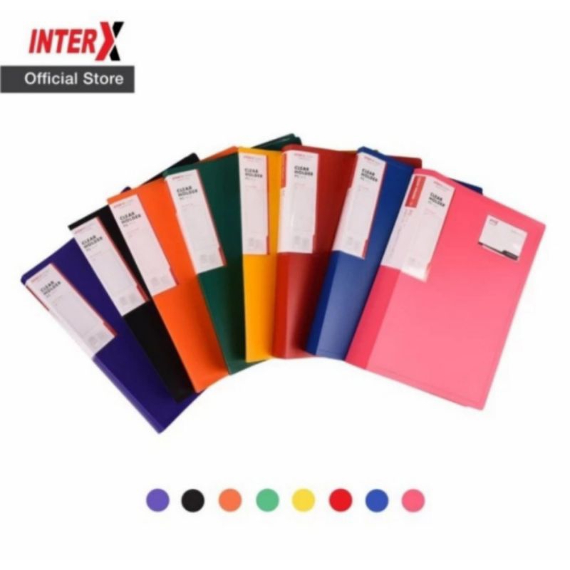 

InterX Clear Holder Folio FC 20 focket Document Keeper/Display Album-Random