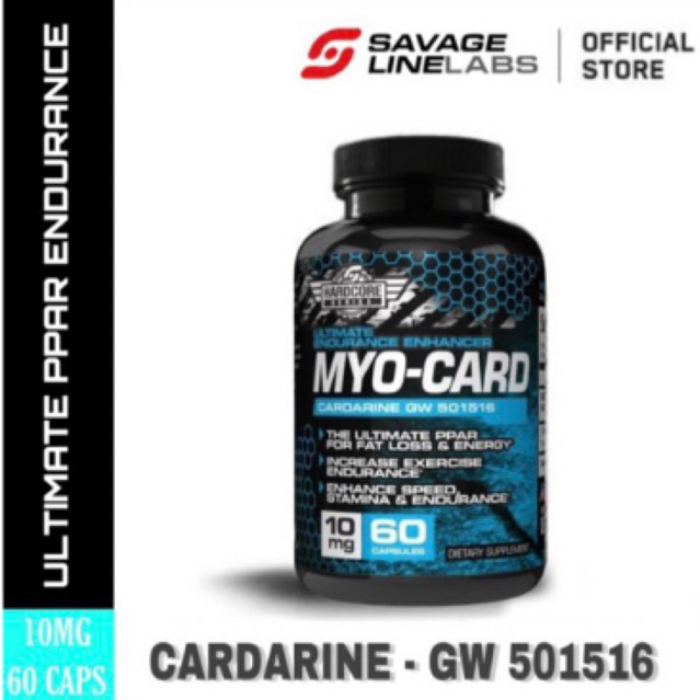 [ Best Sarms Cutting Power ] MYO CARD - CARDARINE GW501516 by Savage Line Labs USA