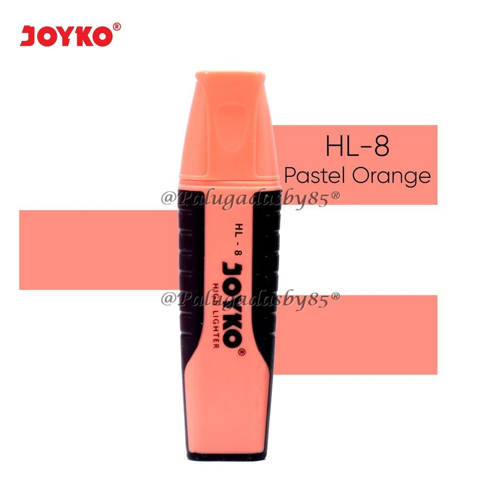 

(1 Biji) GROSIR Highlighter JOYKO HL-8 Pastel Coral / Joyko Highlighter Penanda Berwarna HL-8 Pastel Coral / Joyko HL-6 ~ HL-11