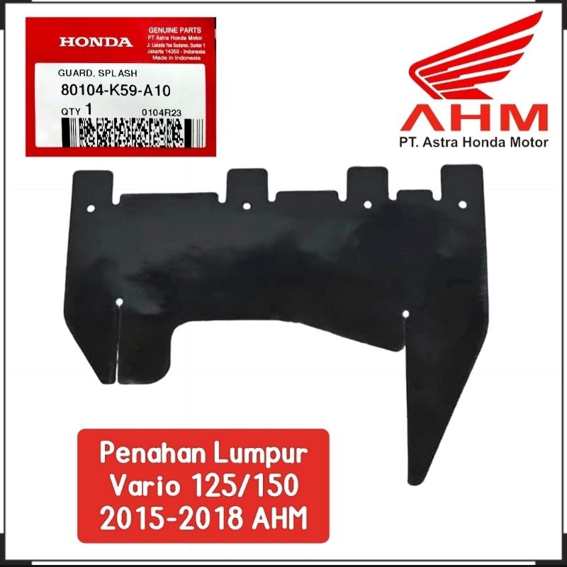 HGP 80104-K59-A10 Karet karpet kolong penahan lumpur mesin Vario 125 150