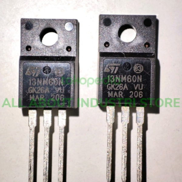 TRANSISTOR MOSFET STF13NM60N 13NM60N 13N60 13A 600V ORIGINAL Diskon