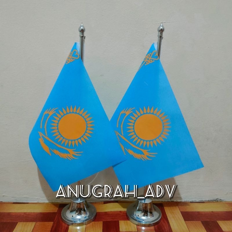 

tiang stainless bendera meja KAZAKHSTAN