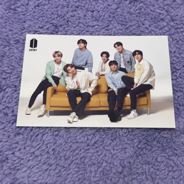 OFFICIAL JAPAN FANCLUB BTS POSTCARD