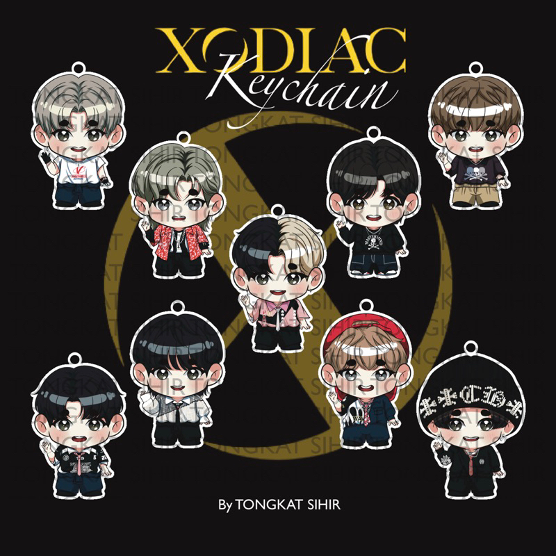 Keychain Xodiac Lemonade Ver. - Gantungan Kunci Xodiac