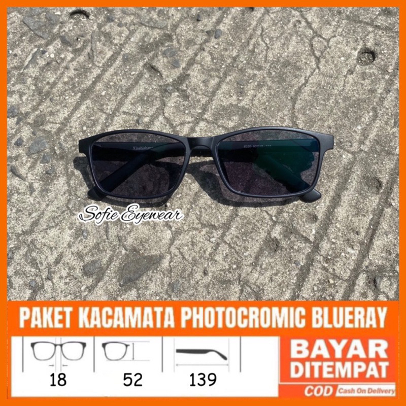 BARU KACAMATA PHOTOCHROMIC DAN ANTIRADIASI - Kacamata Minus Plus Pria Wanita Original