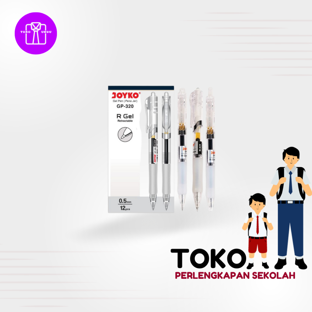 

Pulpen JOYKO Gp-320 R Gel 12 pcs