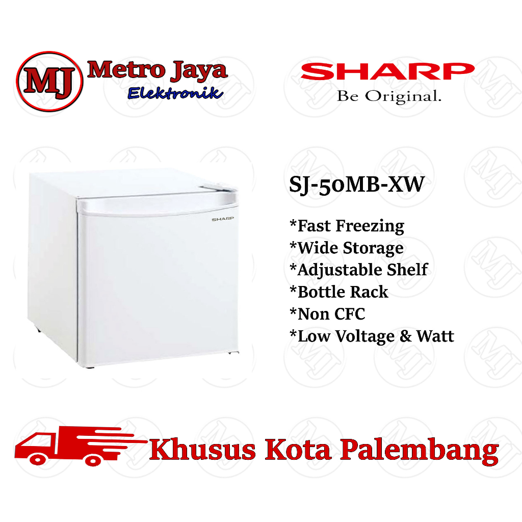 Kulkas Mini Portable Sharp SJ-50MB-XW