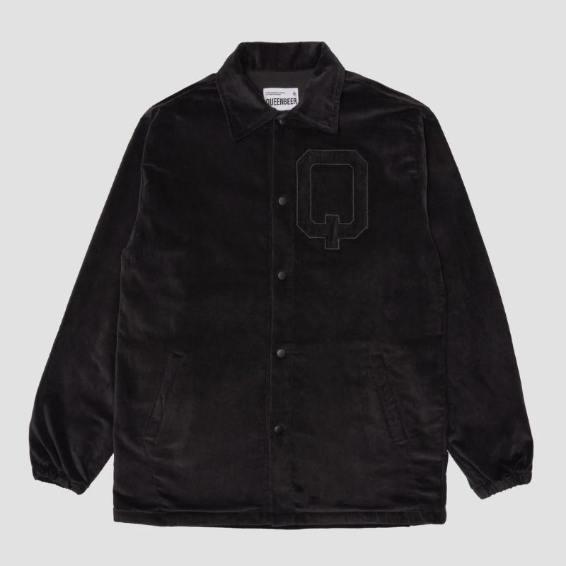 QueenBeer - Corduroy Coach Jacket Corey Black