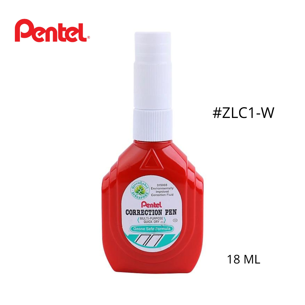 

Correction Pen Fluid Pentel ZLC1-W Isi 18 ML Tipe x Cair Fine Tip Point - Satuan