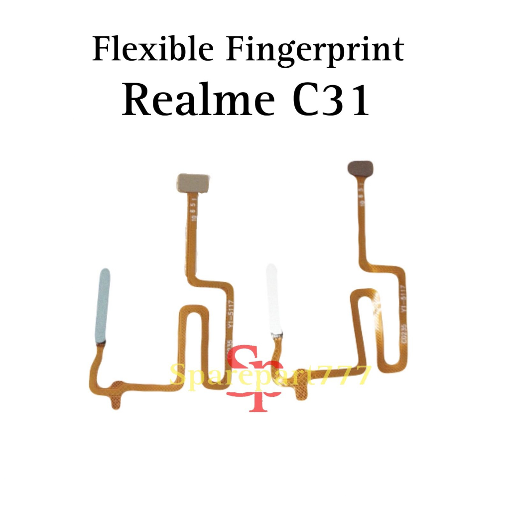 Flexible Fingerprint Realme C31 / RMX3501 - Flexibel Fleksibel Fleksible Fx Tombol Button Sensor Sid
