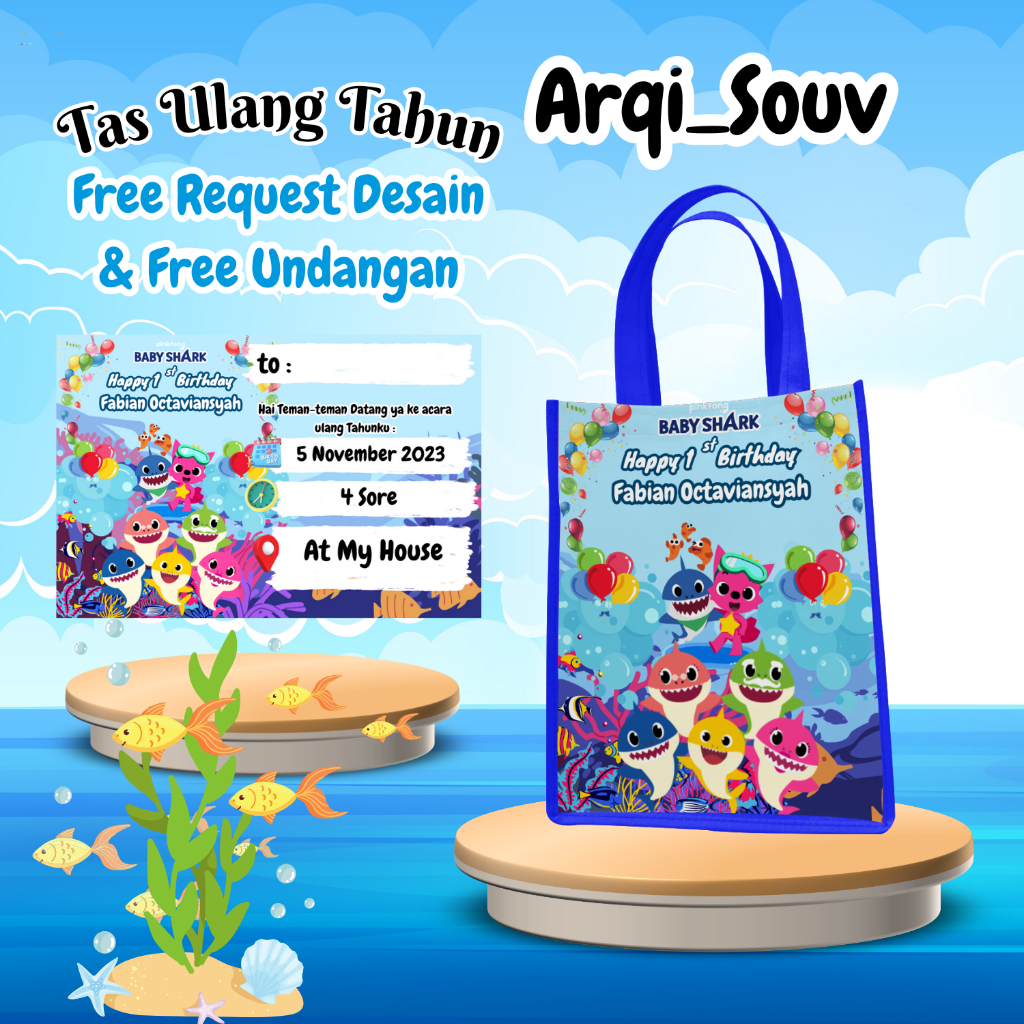 

65 Pcs Tas Snack Ulang Tahun Free Undangan Anak Cowok Perempuan Bisa Custom Goodiebag Murah Muat Kfc