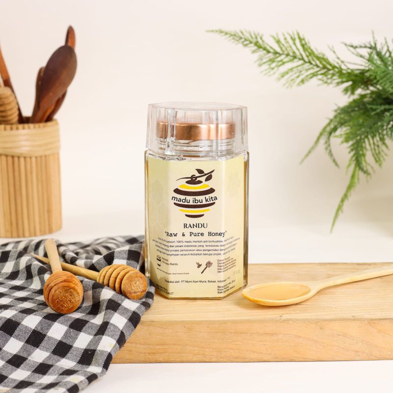 

Madu Murni Asli 350g Nektar Randu Super Grade 100% Alami-Madu Ibu Kita